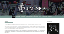 Desktop Screenshot of ecumenicajournal.org